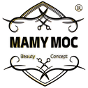 Logo marca da empresa salão de beleza Mamy Moc