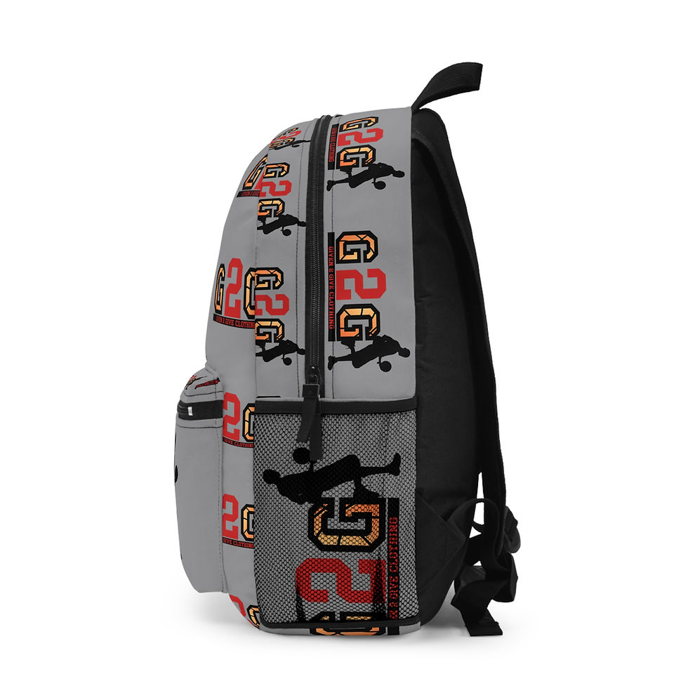 Thumbnail: G2G Silhouette Logo “Grey” Sports Bag- All Over Print