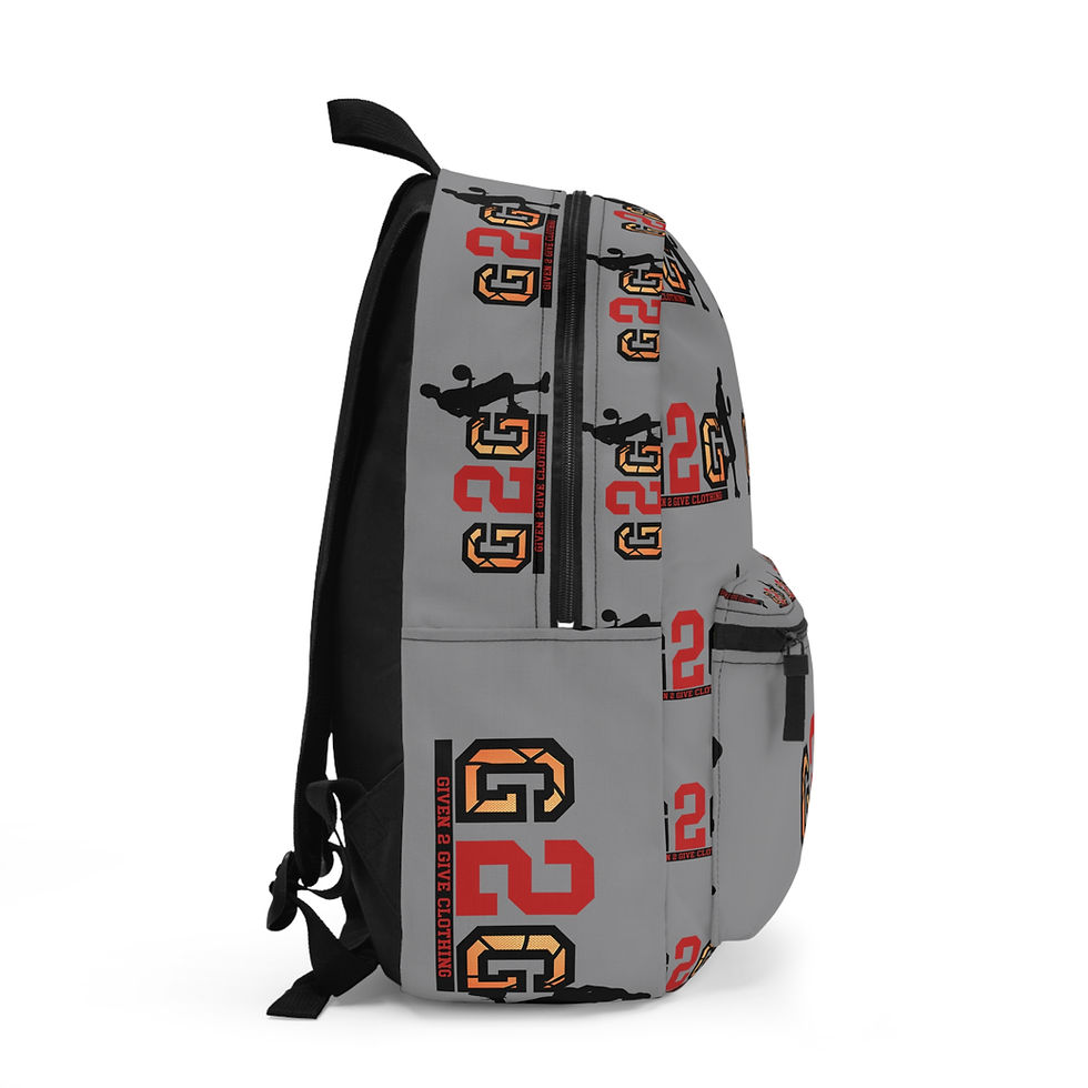 Thumbnail: G2G Silhouette Logo “Grey” Sports Bag- All Over Print