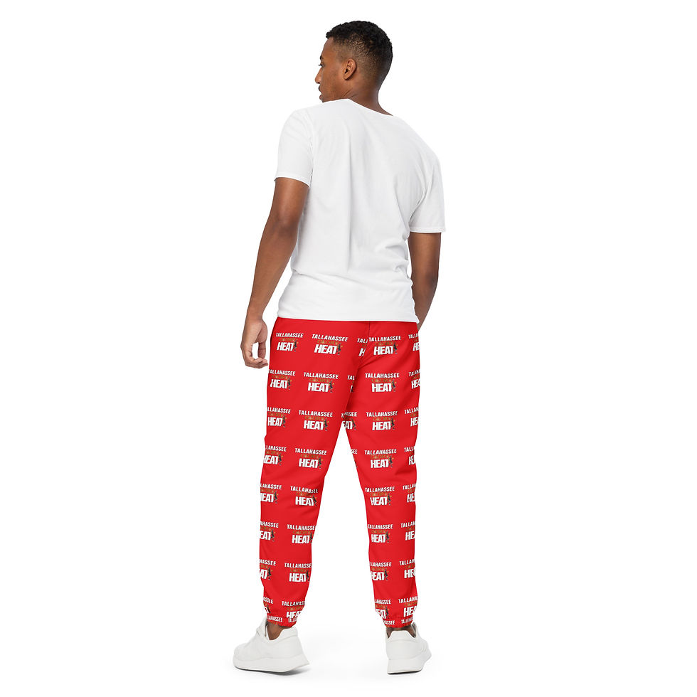 Thumbnail: G2G Logo Unisex “Red” Track Pants- All Over Print 