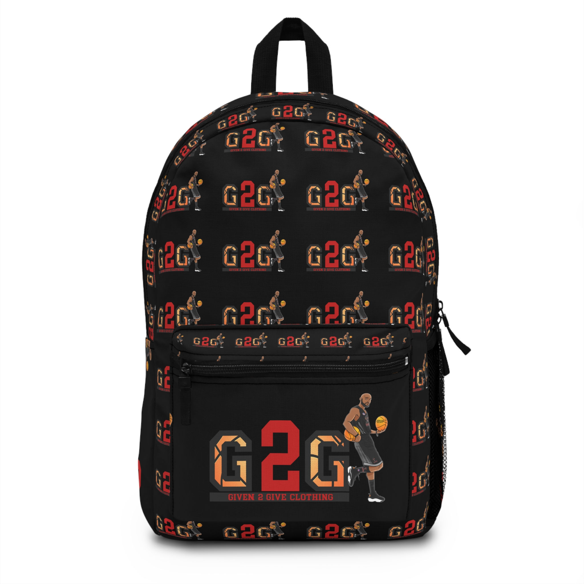 G2G Logo (Black) Sports Bag - All Over Print
