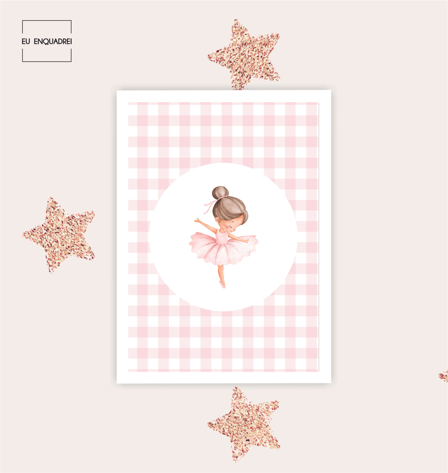 Bailarina Xadrez Lado