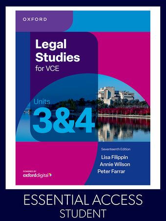 Legal Studies for VCE Units 3&4 17E (DIGITAL)