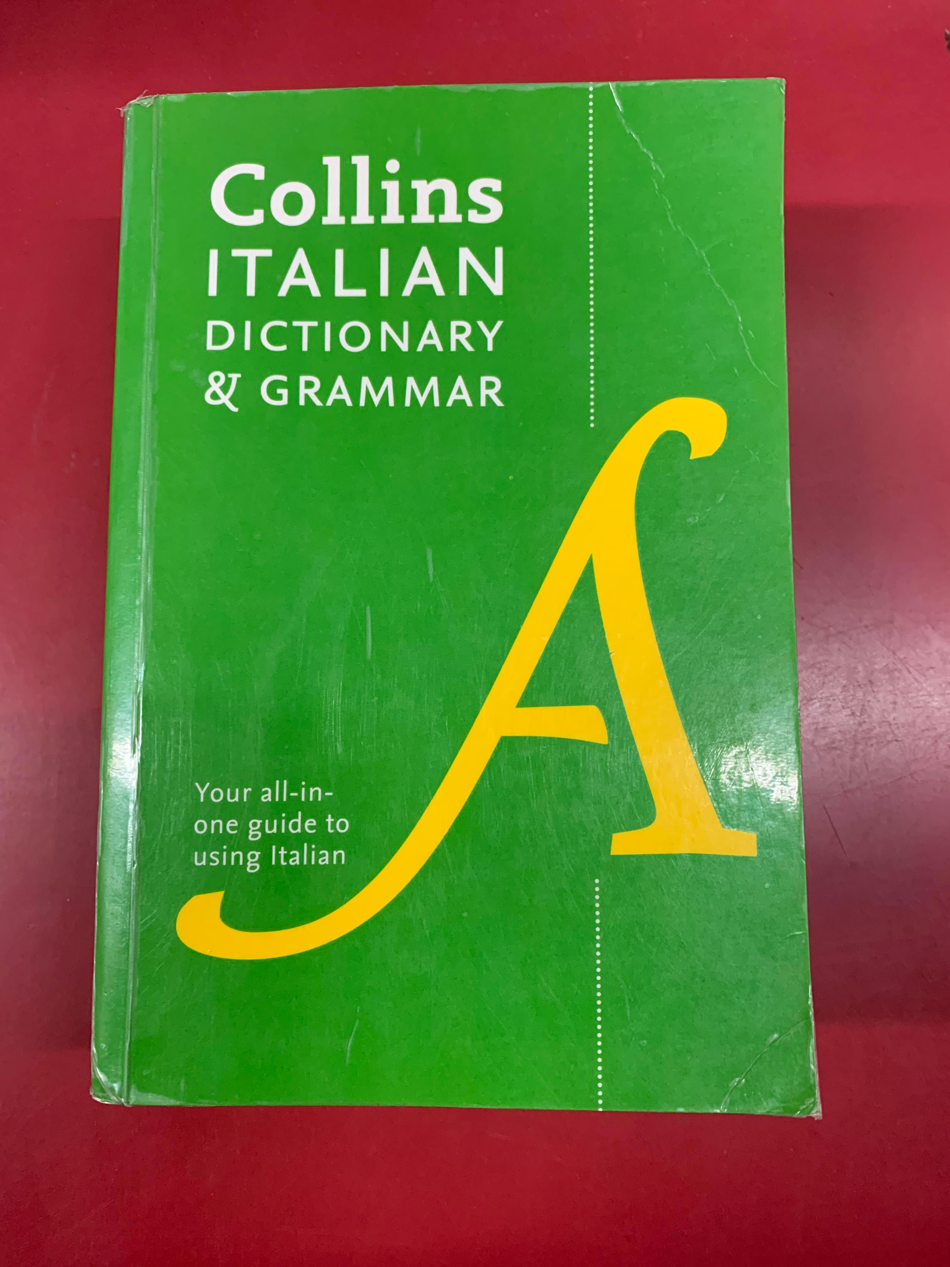 Collins Italian Dictionary and Grammar 3E (SECOND HAND)