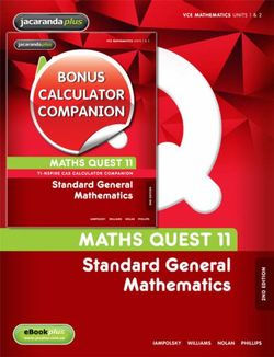 Maths Quest 11 Standard General Maths 2E & eBookPLUS + Calculator Companion