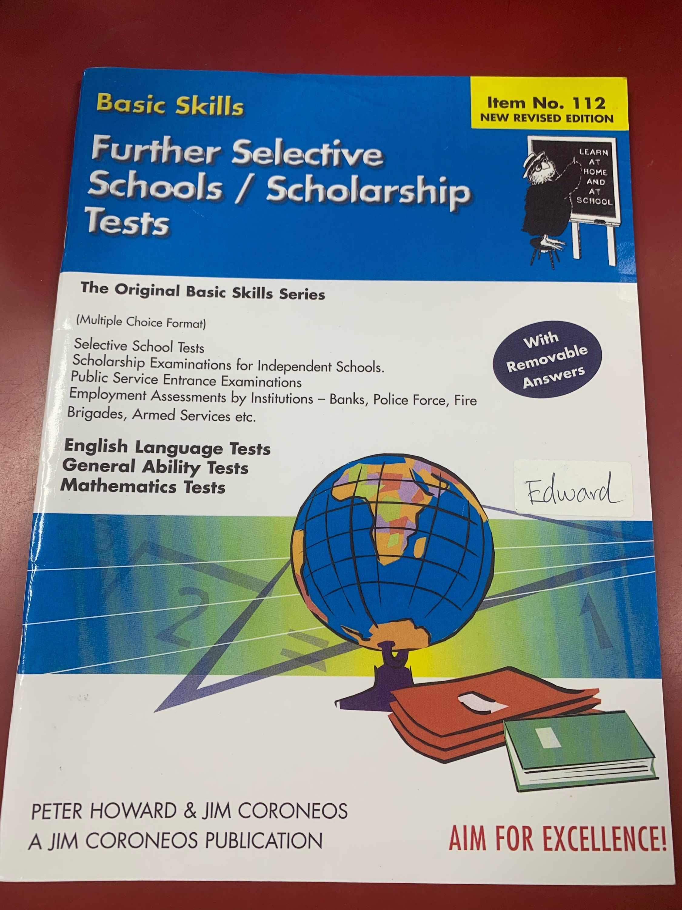 Further Selective School and Scholarship Tests (SECOND HAND)