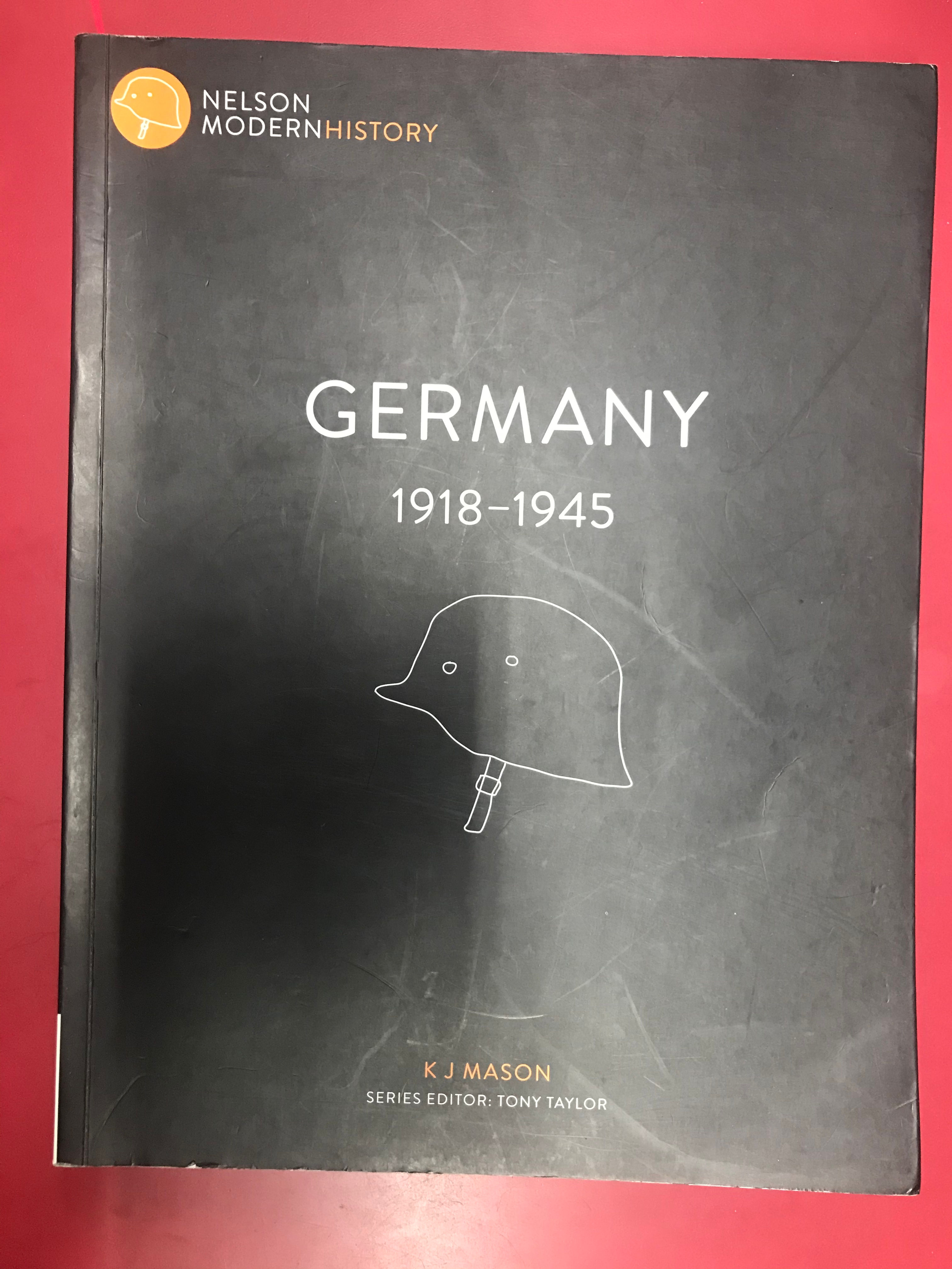 Nelson Modern History: Germany 1918 – 1945 (SECOND HAND)