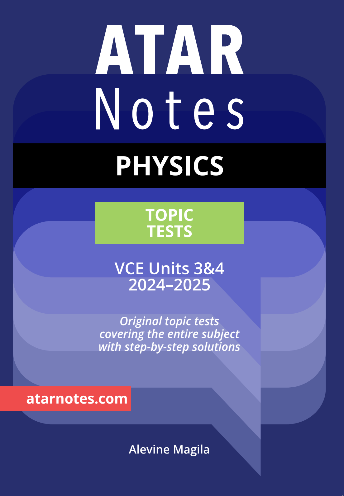 ATARNotes Physics Topic Tests Units 3&4 (2024-2025)