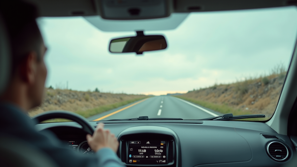 Vue en plongée d'une voiture propre prête pour la reprise à Sarcelles