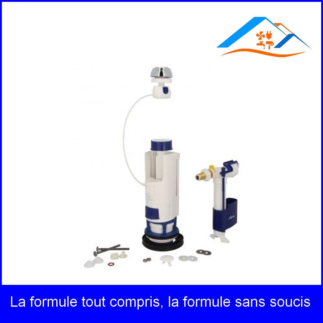 Mécanisme de chasse d'eau à câble 3V102 + Robinet flotteur WC 1700