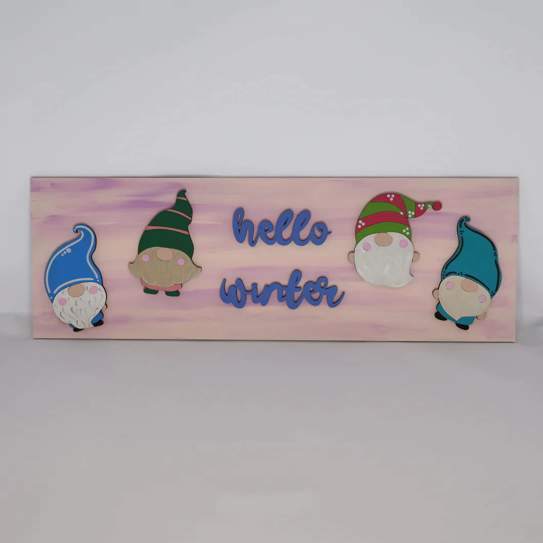 Winter Wood Signs