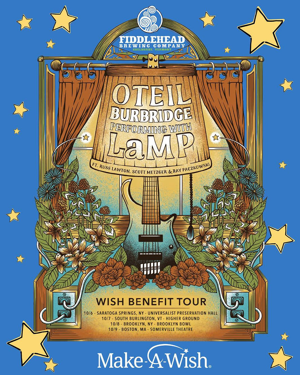 Music News: Oteil Burbridge and LaMP to Perform Together for the First Time on the Wish Benefit Tour 2026, a Four-City Concert Series to benefit Make-A-Wish