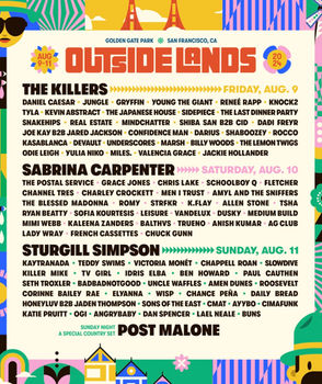 Outside Lands Music Festival Coming to Golden Gate State Park August 9th-11th