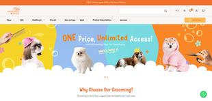 UI UX Design for Pet Store