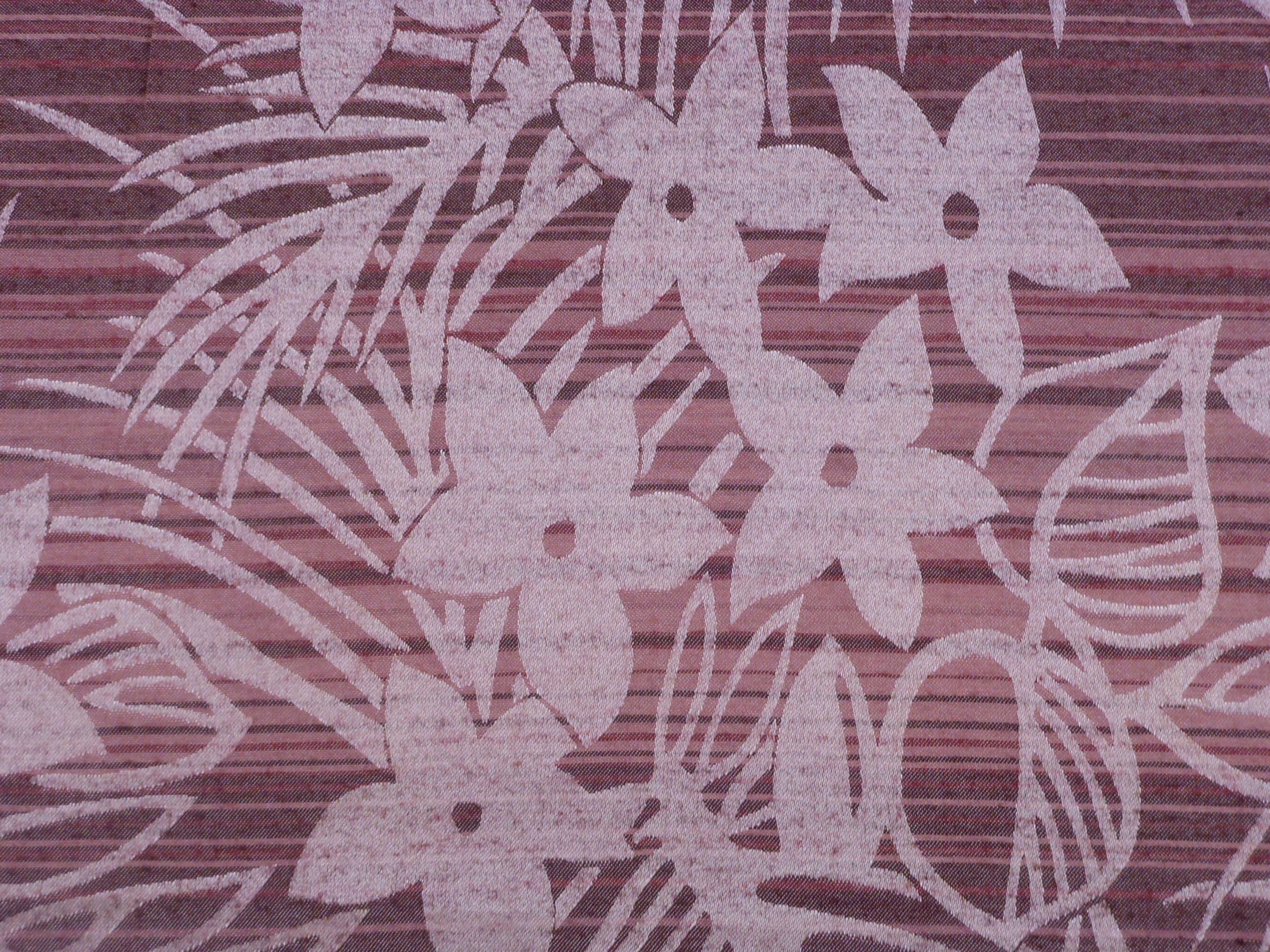 Purple Floral Upholstery