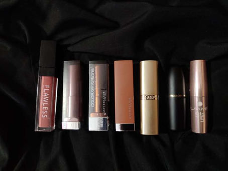My FAV 7 Budget Friendly LIPSTICKS || Nudes and Roses