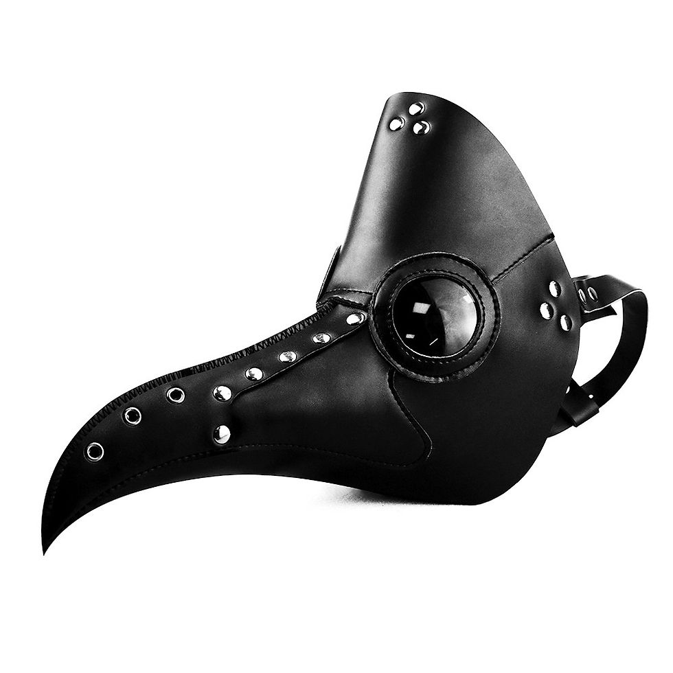 Miniature : Masque en Latex, Médecin de la Peste Steampunk