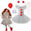 Miniature : Robe Tutu Joker Grise pour Filles