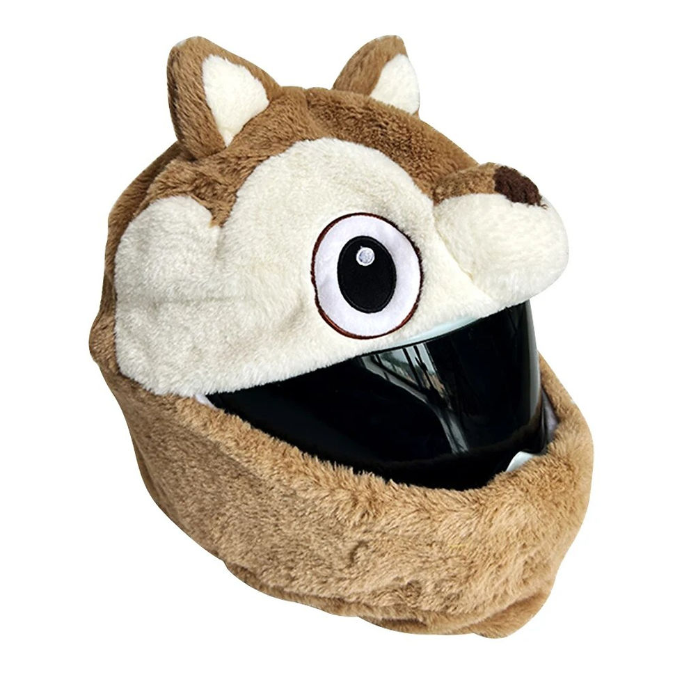 Miniature : Couvre-Casque Moto Peluche