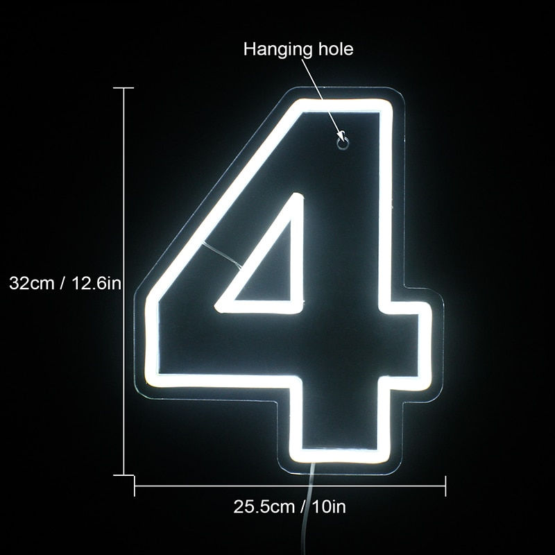 Miniature : Néon-LED à chiffres numériques
