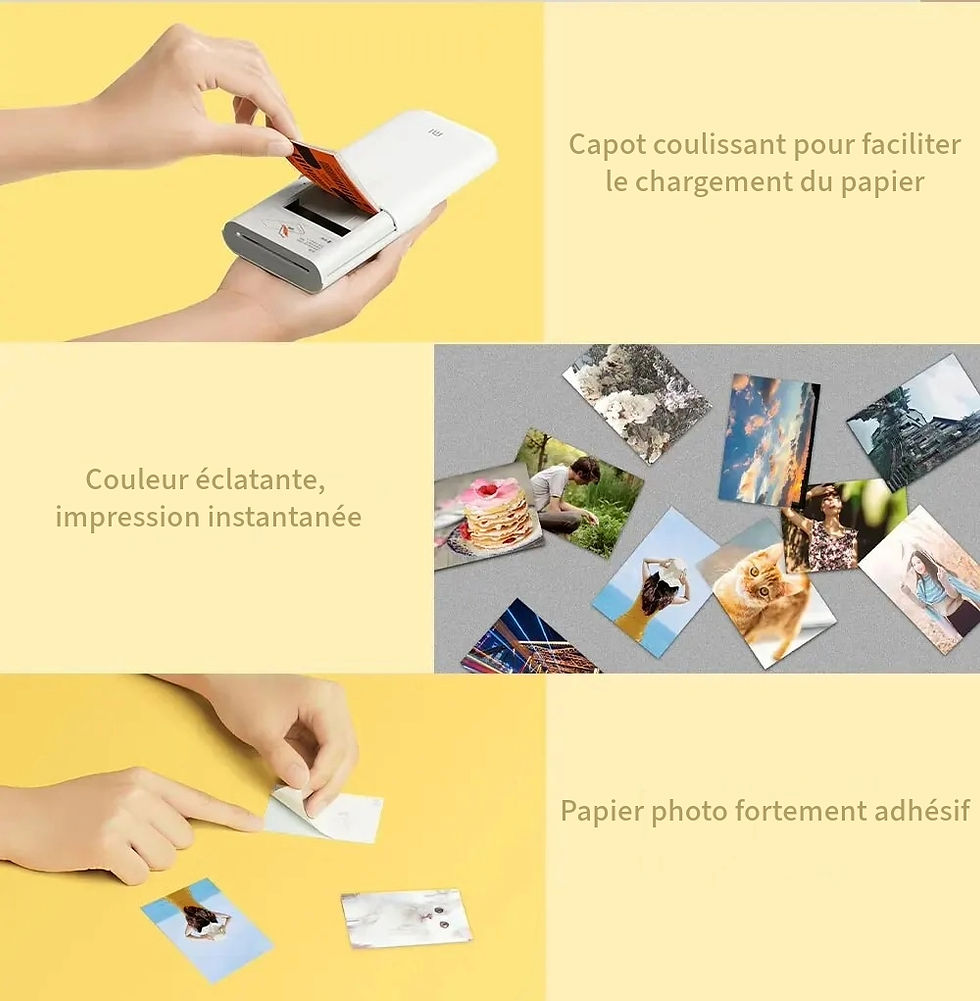 Miniature : Imprimante Photo Portable Xiaomi-Mini de poche
