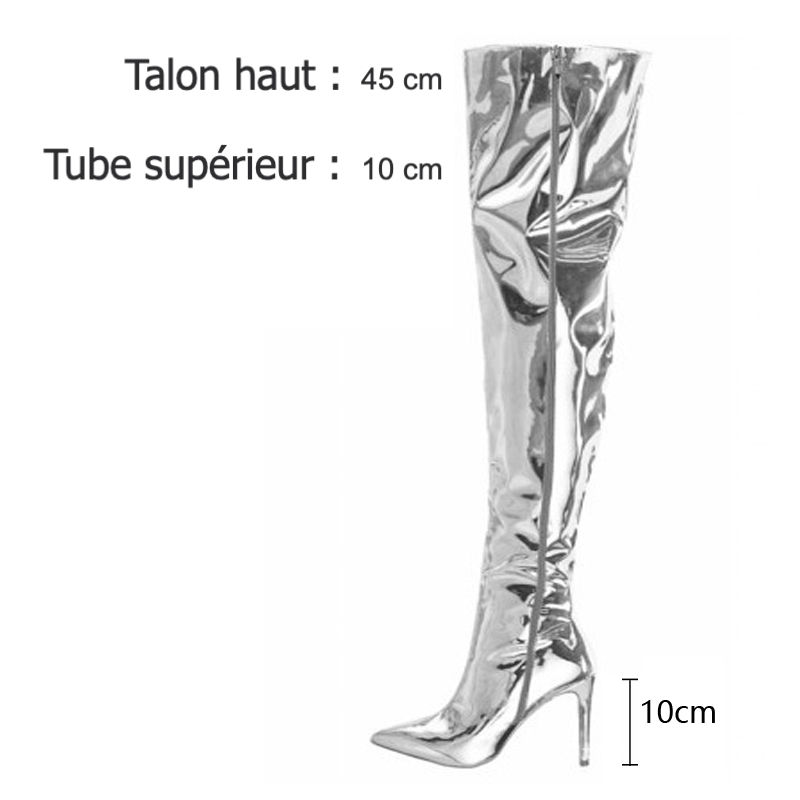 Miniature : Bottes à talons soirée disco pour femmes 