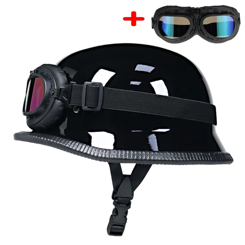 Miniature : Casque de Moto Rétro Ouvert