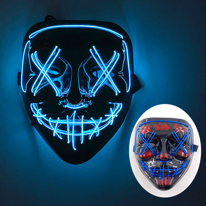 Miniature : Masque Lumineux Crâne de Squelette à led pour Halloween