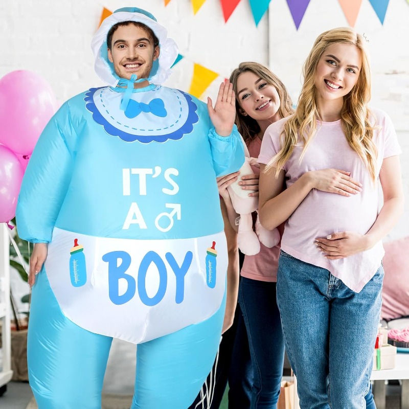 Miniature : Déguisement Bébés Géant Fille Garçon - Gender Reveal