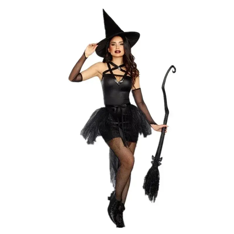 Miniature : Costume de Sorcière Gothique Noire pour Femme