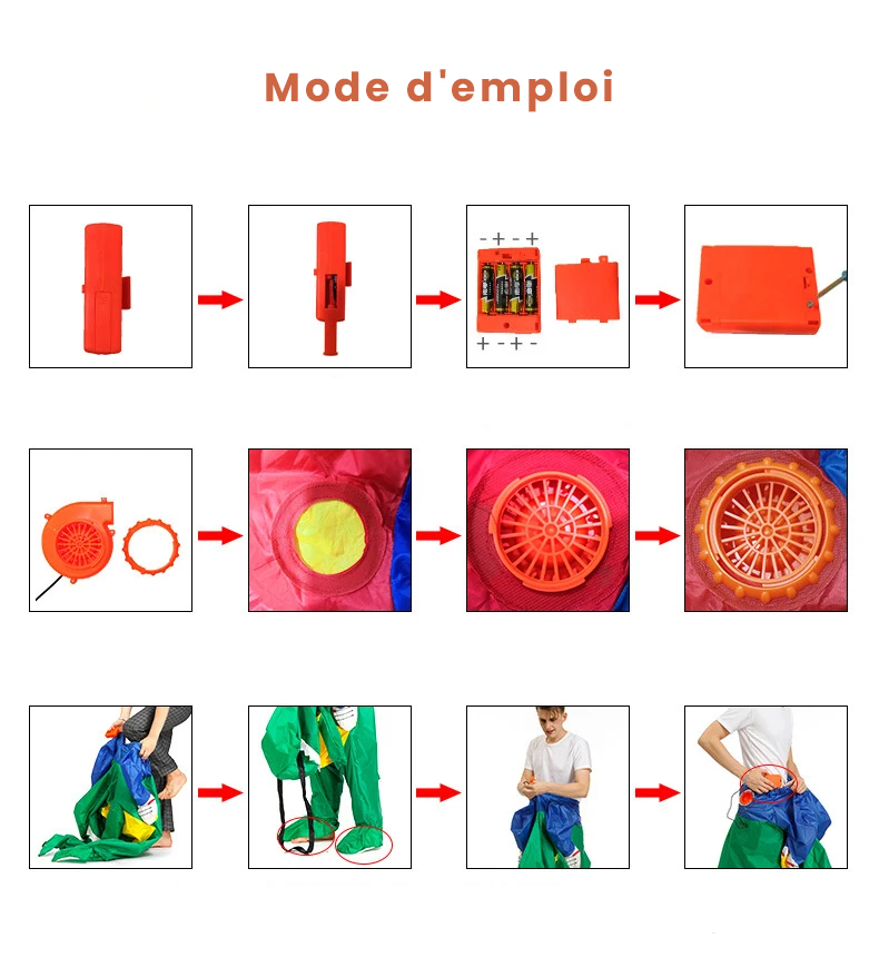 Miniature : déguisement alien gonflable