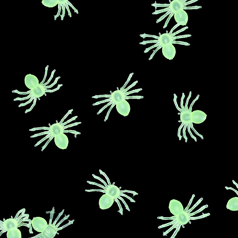 Miniature :  Mini Araignées Lumineuses en Plastique pour Halloween - Décoration de Fête E