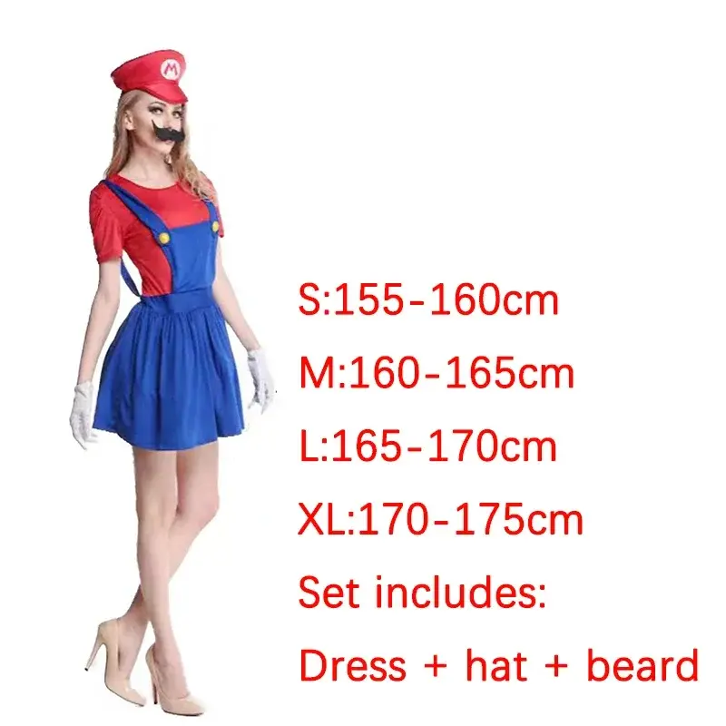 Miniature : Adultes portant le costume de Mario Bros