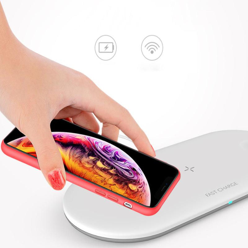 Thumbnail: 3 in 1 Multi Device Qi Wireless Fast Charger