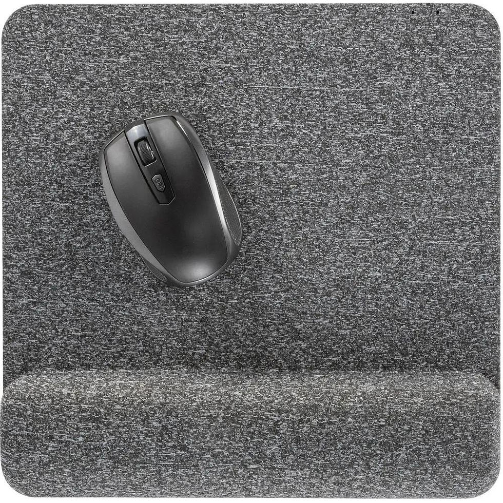 Thumbnail: with Wrist Rest- Gray - Foam - 1 Pack Retail - Mouse