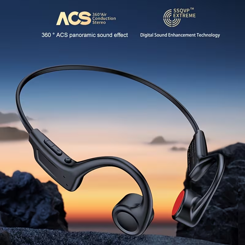 Thumbnail: 2026 New Open-ear Bone Conduction Headphones Built-in Mic Type-C Charging Long P