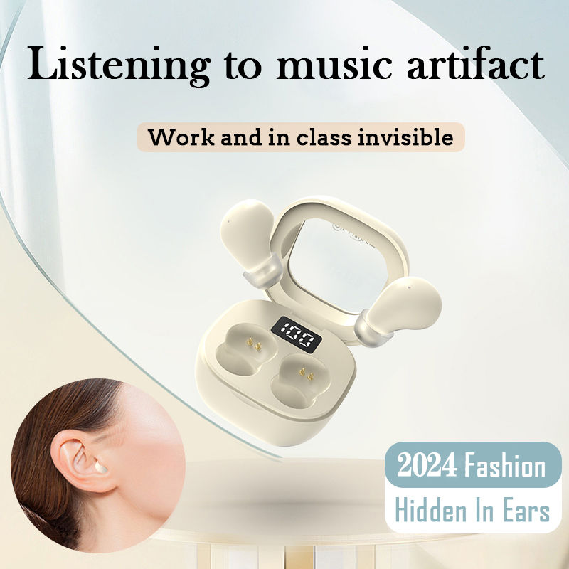 Thumbnail: SK Small Headphones Wireless Bluetooth Headset Sport Sleeping Invisible Comforta
