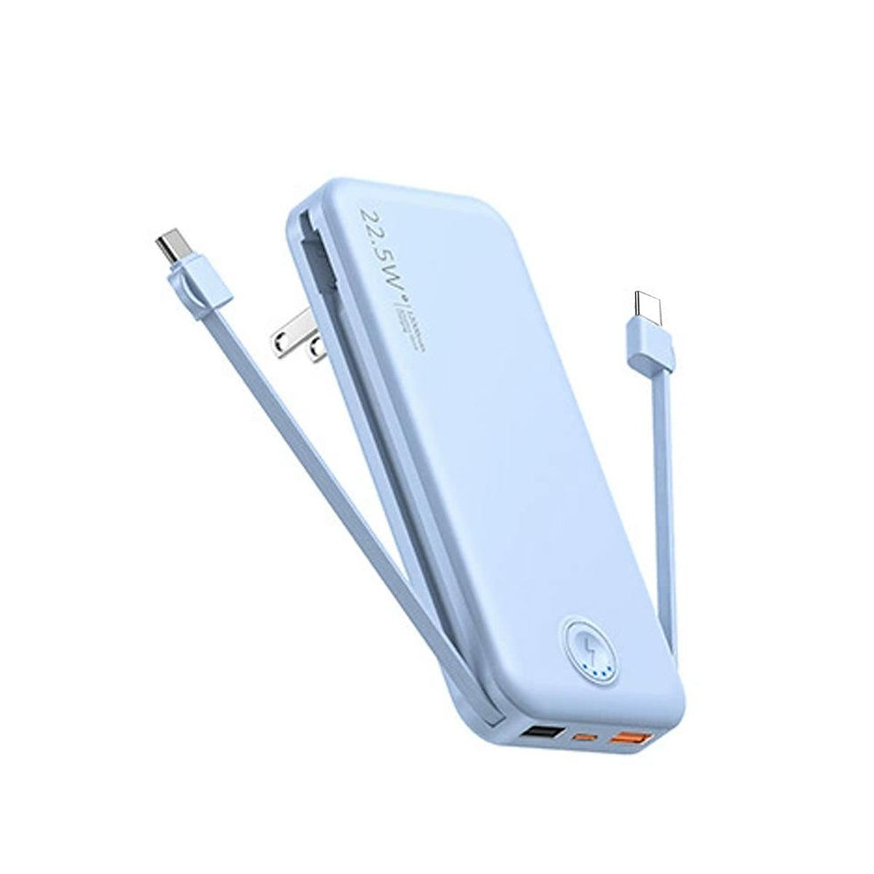 Thumbnail: Power House 3-in-1 Fast And Foldable Wireless Power Bank With AC Plug