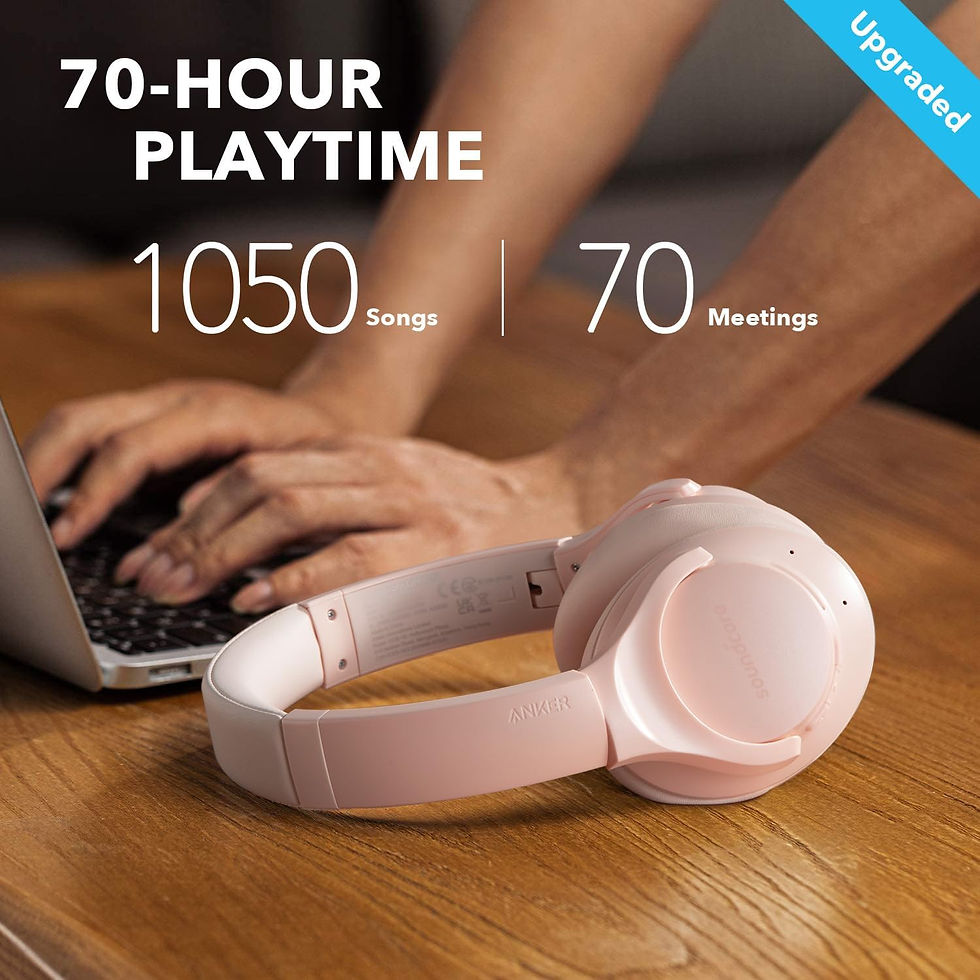 Thumbnail: Soundcore Anker Life Q20 Hybrid Active Noise Cancelling, Wireless Over Ear Bluet