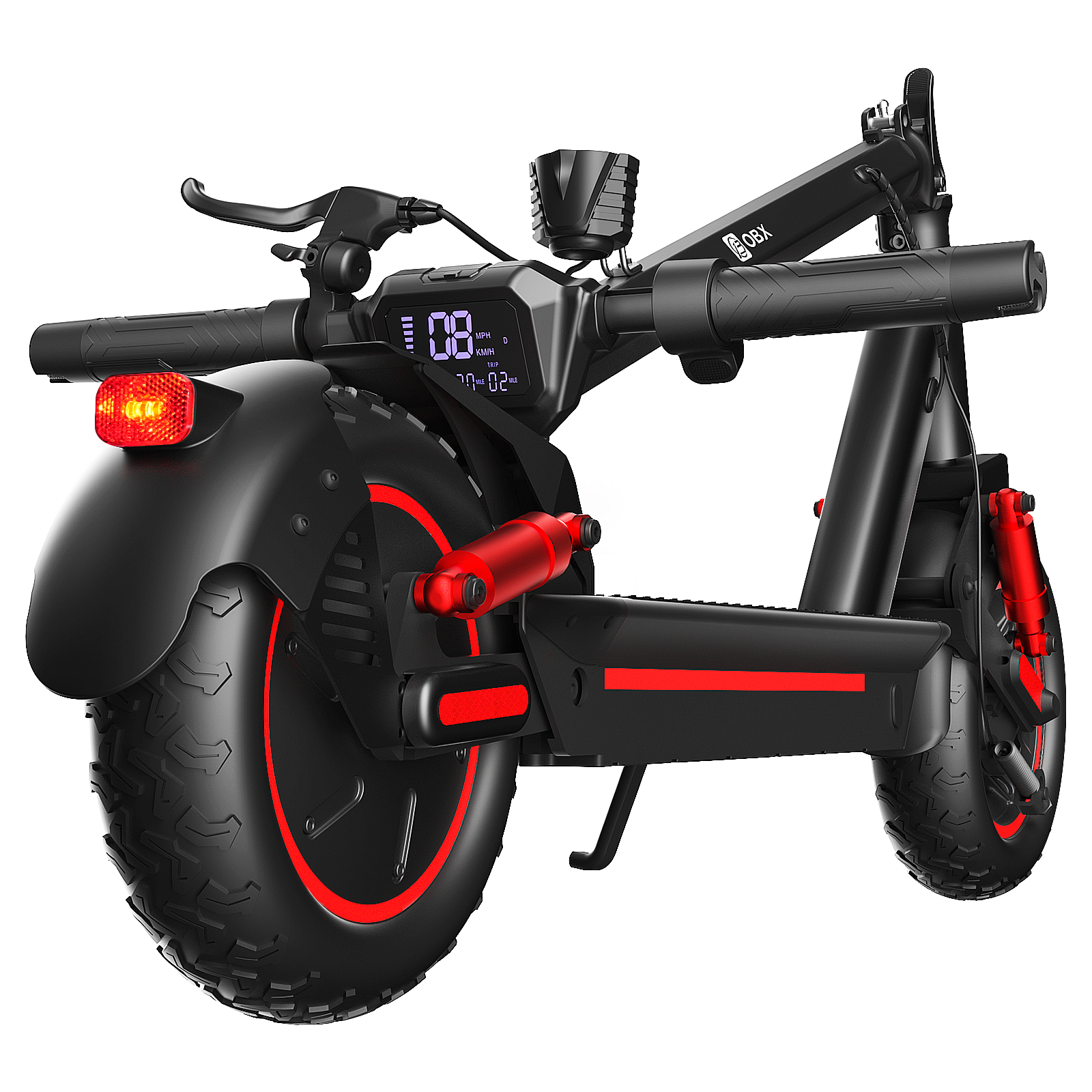 Electric Foldable Scooter 30 MPH Fastest Dual Motor 1200W