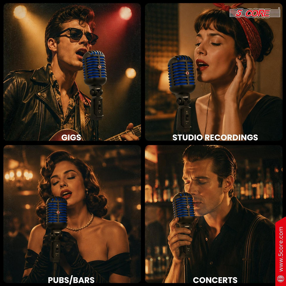 Thumbnail: Classic Dynamic Professional Retro Style Mic Blue