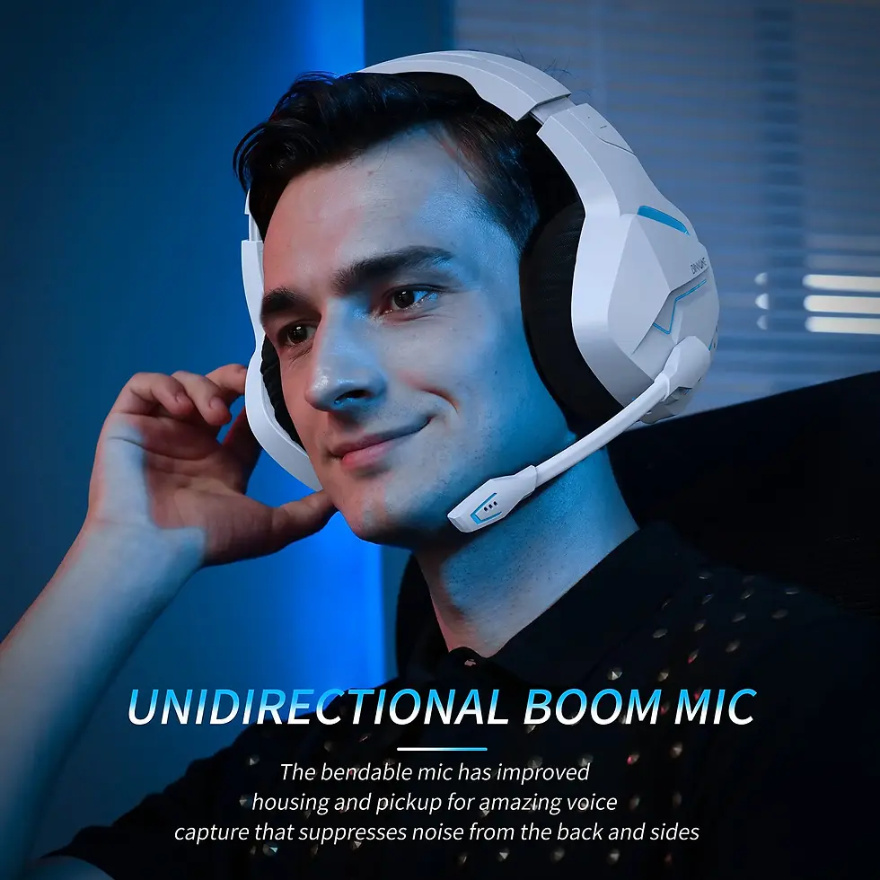 Thumbnail: BINNUNE BW01 Wireless Gaming Headset Bluetooth USB 
