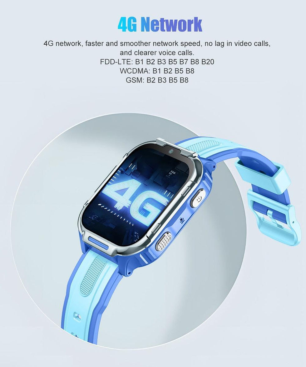 Thumbnail: D55 Kids Smartwatch Android with GPS Tracker SIM Card Child Smart Watch for