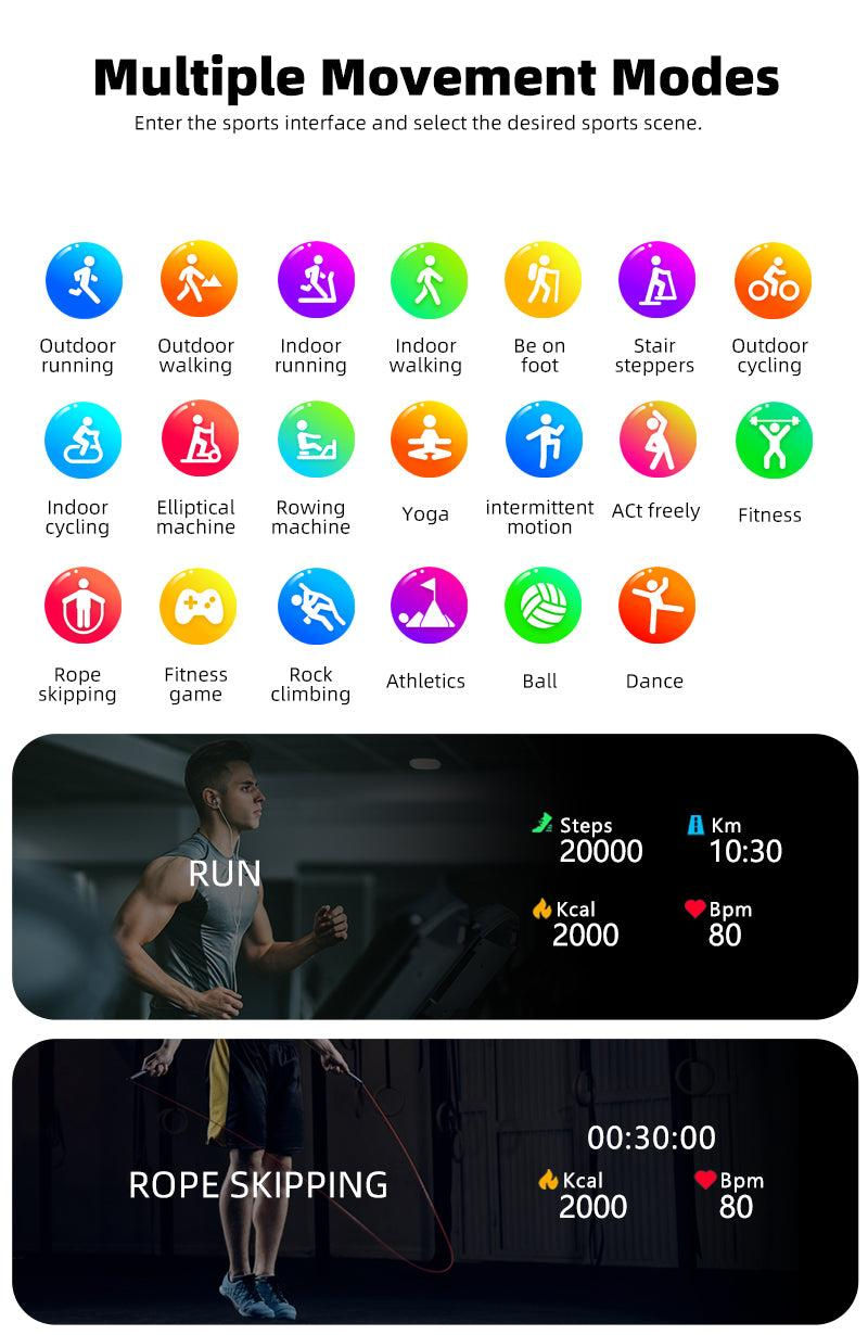 Thumbnail: New Light Weight Health And Fitness Watch