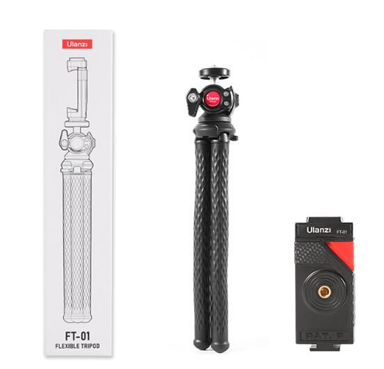 Thumbnail: Black Octopus Mobile Phone Clip Gimbal Tripod Set
