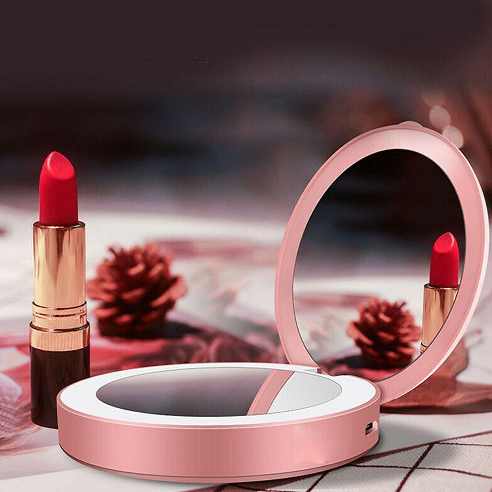 Thumbnail: Compact Mirror With Portable Phone Charger