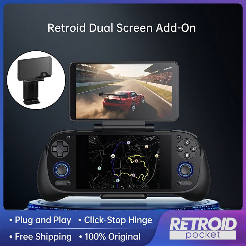 Thumbnail: Retroid Dual Screen Add-on Expand 5.5Inch Oled Screen Back Clip Design With Type