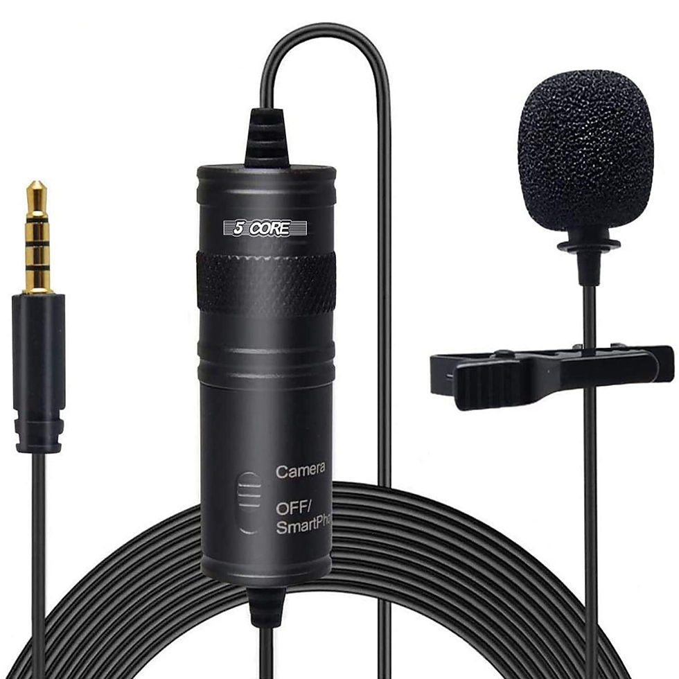 Thumbnail: 5 Core Microphone Professional Lavalier Mic Wearable Omnidirectional Condenser