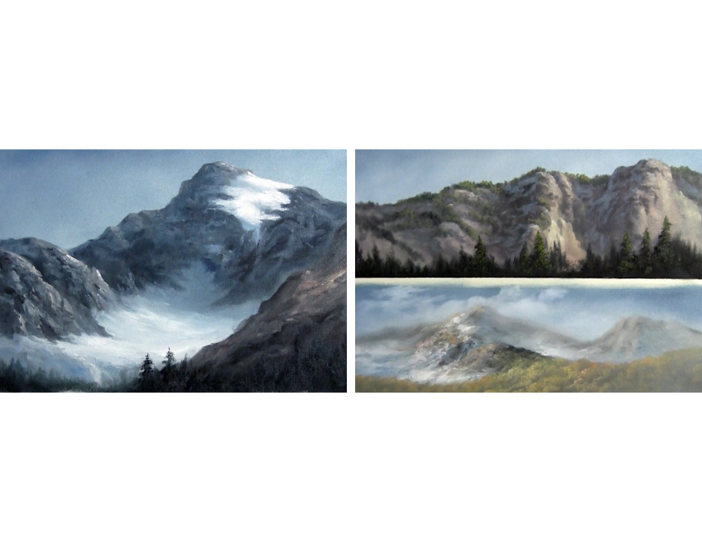 Mountain Oil Painting Techniques | paintwithkevin.com