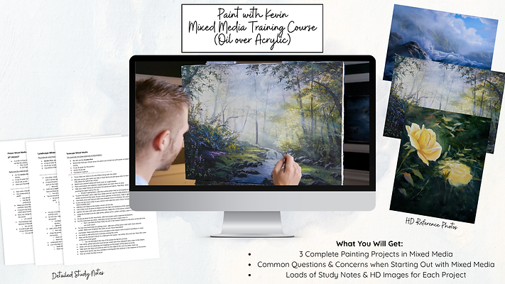 Paint with Kevin Mixed Media Training Course